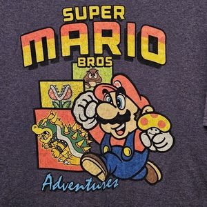 Super Mario Bros Adventures 3XL Men's Graphic Tee
